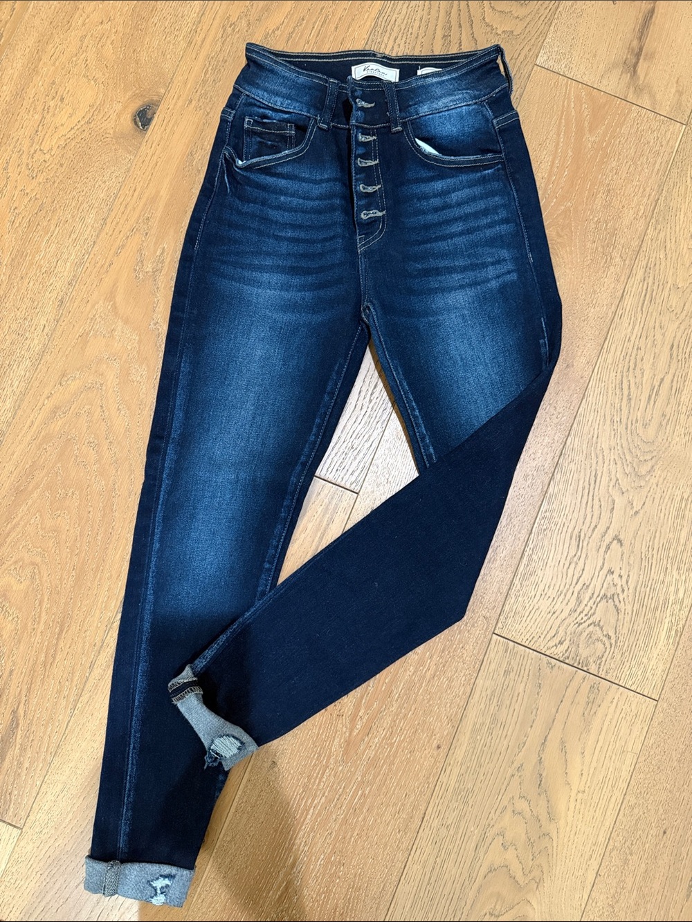 KanCan Signature High Rise Ankle Skinny Jeans — Size 25